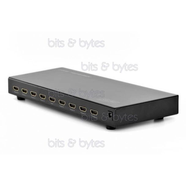 Digitus DS-43302 - 8 Port HDMI Splitter - 1 Input <> 8 Output 4016032387176
